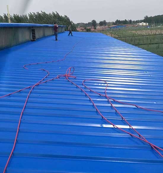 聚脲噴涂料(圖2) 彩鋼瓦防腐聚脲噴涂料案例