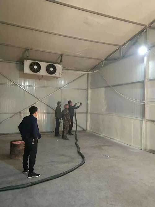 冷庫隔熱聚氨酯噴涂厚度(圖1) 冷庫隔熱聚氨酯噴涂厚度案例