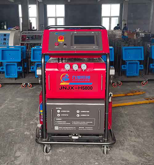 發(fā)泡地磚 豬舍雙組份聚氨酯發(fā)泡設備(圖1) H5800PLC系統(tǒng)-豬舍雙組份聚氨酯發(fā)泡設備